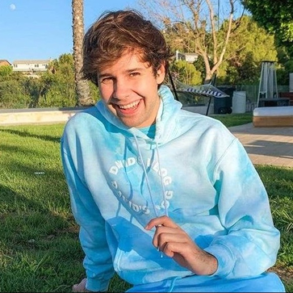 David’s Vlog tie dye hoodie